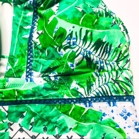 Nanette Lepore Swim NWT Palm Patchwork Bikini 12 - Picture 10 of 16